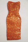 Vintage Barbie Golden Elegance ~ Red & Gold Brocade Sheath Dress