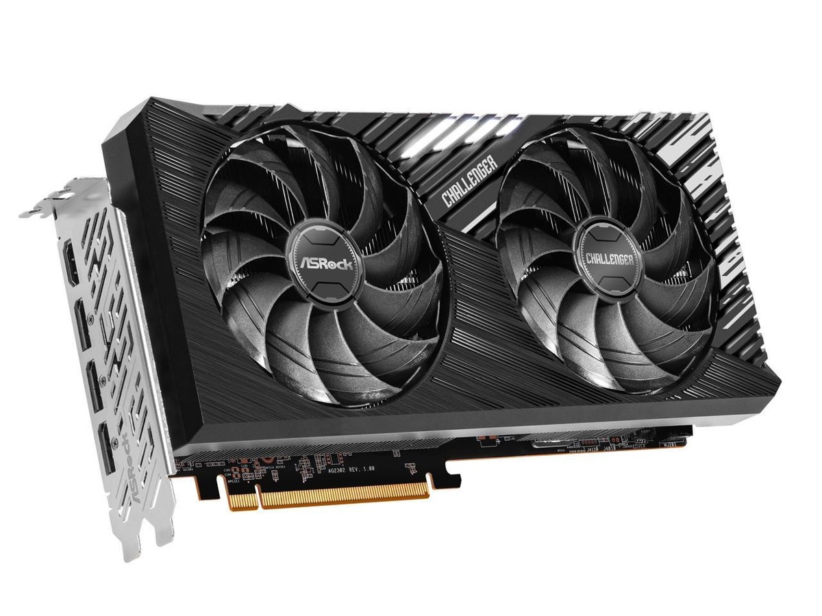 ASRock RX7700XTCL12GO Challenger Radeon RX 7700 XT 12GB Video Card 