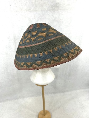 antiker Korbhut Nordwest Indianer Tlingit Fichte Wurzel 19. Jh.  - Bild 2 von 8