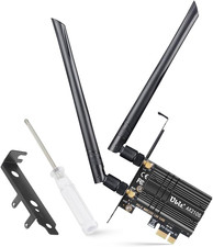 Wifi Card 6E 5400Mbps for Intel 6Ghz 5Ghz 2.4Ghz Pcie Wifi Card, BT 5.2, Pcie