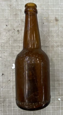 Rare Vintage Brown Embossed 12 Oz Arnholt Schaefer Brewing Co Philadelphia PA