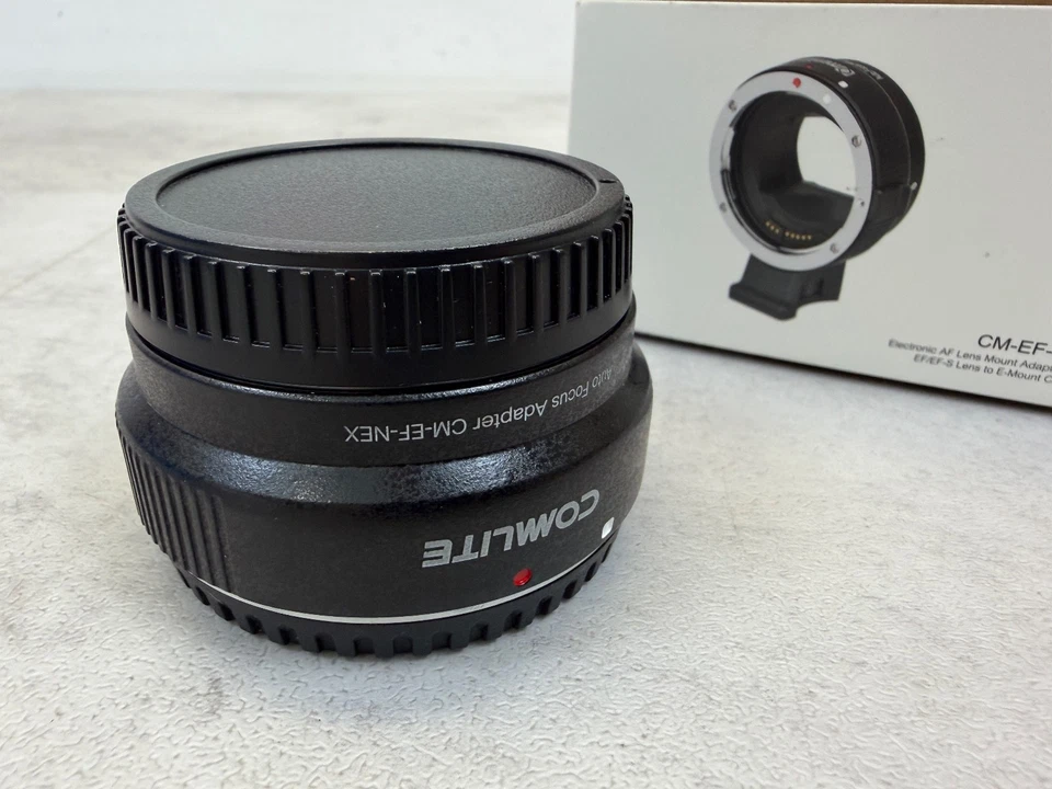 Commlite Auto Focus EF-NEX EF-E Mount Lens Adapter for Canon EF-S lens to Sony E - Image 4 of 4