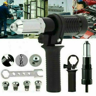 #ad #ad Professional Electric Rivet Nut Gun Adaptor Insert Cordless Power Drill Tool Kit $17.49