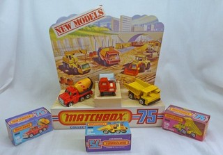 Matchbox Superfast Construction SHOP DISPLAY with Correct Models