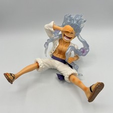 One Piece Luffy Gear 5 Figure Sun God Nika Anime Statue Laughing Collectible