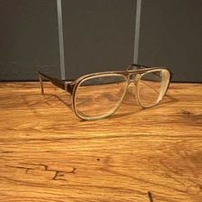 Modern Optical BOSS MOD. 1476 TAN Large Brown Full Rim Eyeglasses Frame 1897