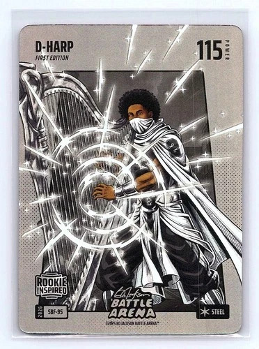 D-HARP (Dylan Harper) Bo Jackson Battle Arena #SBF-95 Silver Battlefoil Steel!