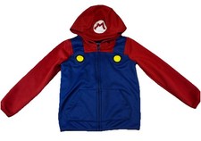 Nintendo Supermario Mario Style Boys Medium Zip Up Hoodie Jumping Beans Size 4
