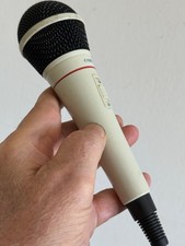 Handheld COBY CM-P24 Dynamic Microphone, clean strong audio, 1/4" phono cable