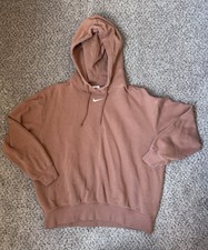 Nike Logo Pullover Oversized Hoodie Womens S ...