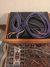 JPS LABS SUPERCONDUCTOR Q SPEAKER CABLE PAIR BI-WIRE 16ft BANANAS 