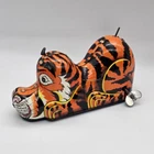 Vintage Louis Marx Funny Tiger Tin Wind-Up Toy Japan As Is
