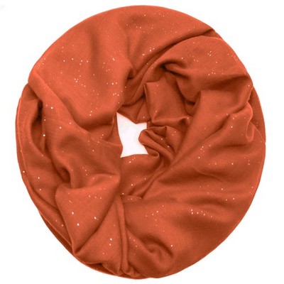 Glamexx24 Damen Loop Schlauchschal Langschal Glitzer Unifarbe Halstuch 180x75