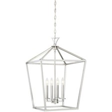 Savoy House Lighting 3-421-4-SN Townsend Pendant Satin Nickel