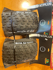Fat bike tires .Duro Big D 26x4.00 Tire Set Knobby fast Tread Black 2 Pack