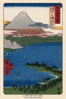 Japanese Art Print - Fuji-Yama Scenic   - Premium Matte Paper 200gsm -