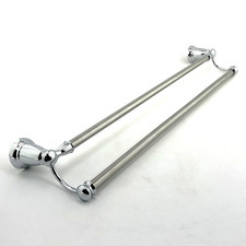 Moen Banbury 24" Chrome Wall Mounted Double Towel Bar Bathroom   Y2622CH