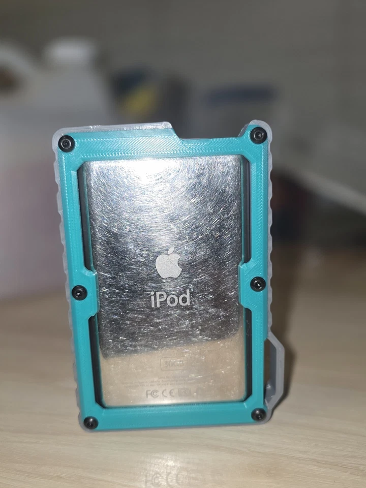 iPod Classic 5th,6th and 7th Generation Bumper Case Green&Grey - Image 2 of 4