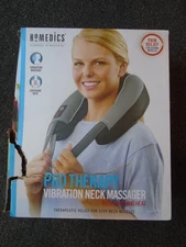 Homedics Pro Therapy Vibration Neck Massager with Soothing Heat - OPEN BOX