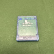 Sony PlayStation 2 PS2 8MB MagicGate Memory Card Blue CN1158