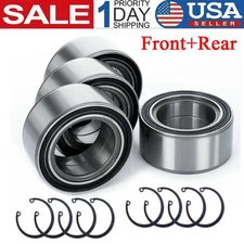 Front & Rear Wheel Bearing Kit for Polaris RZR 800 RZR 4 800 RZR S 800 2008-2014