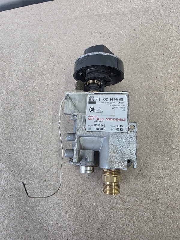 SIT 630 EUROSIT Gas Control Valve Thermostat Assembly, Model 0630306