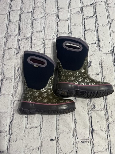 Kid’s Bogs Classic Silver Boots Size US 9 / EURO 25 - Bild 4 von 11