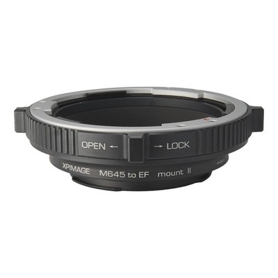 XPIMAGE Lens Mount Adapter Ring for Mamiya 645 Lens to Canon EOS EF Camera