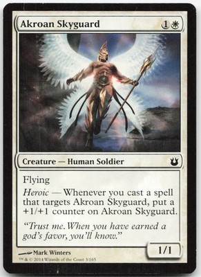 Akroan Skyguard 3 Common Born of the Gods Lightly Played