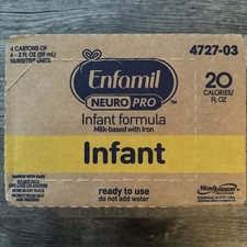 Enfamil Neuro Pro Infant Formula Ready to Feed 2 fl oz Case of 24, EXP 10/1/26