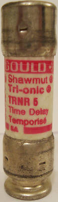GOULD SHAWMUT TRI-ONIC TRNR-5 TIME DELAY 5 A 250V