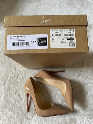 Christian Louboutin So Kate 120mm Size 35.5 Nude | eBay