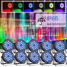 270W Waterproof IP65 LED Par Can Light DMX RGBW Sound Activated DJ Outdoor Light