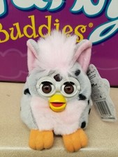 New 1999 Furby Buddies "Sleep More" Plush Bean Bag Tiger Electronic Animal