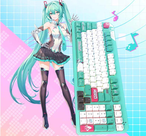 ASUS TX Wired Gaming TX98 Mechanical Keyboard Hatsune Miku collaboration