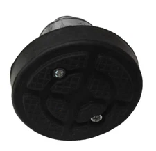 Double Height Screw Pad Assembly 2 Post Lift Foot 4-1/2" Dia Rubber Base