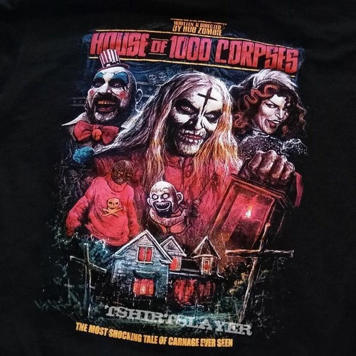 Rob Zombie Hell on Shirts - House of 1000 Corpses schwarz Unisex Shirt KH14640 - Bild 2 von 2