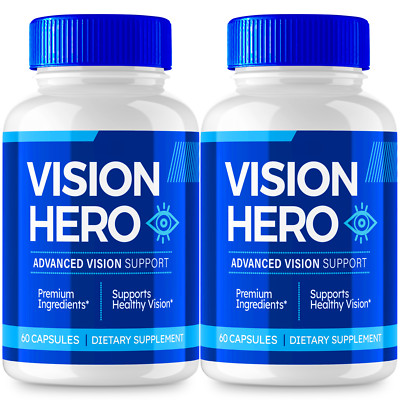 Vision Hero Eye Supplement - Official Formula - (2 Pack)