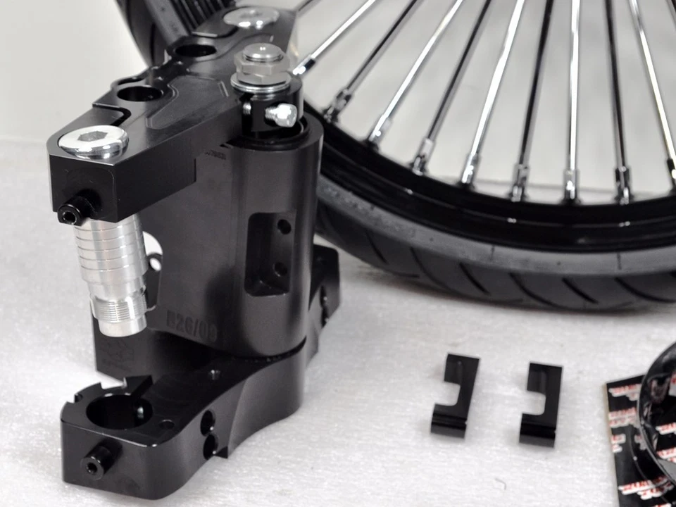 Kit de neumáticos de rueda delantera de 26 pulgadas Harley Bagger Road Glide King Spoke Wire 08-13 Foto 3 de 4