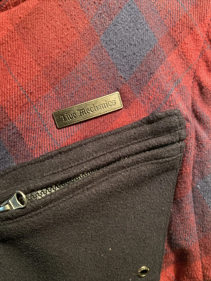 Chaleco Live Mechanics (azul marino/borgoña) talla 4XL Foto 2 de 4