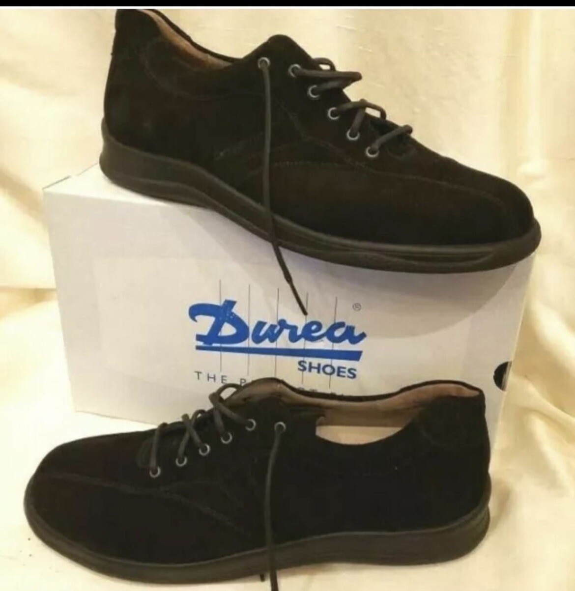 New Durea Greenway Comfort Shoes Lace Up Size UK6.5 US8.5 Orthopedic Black eBay