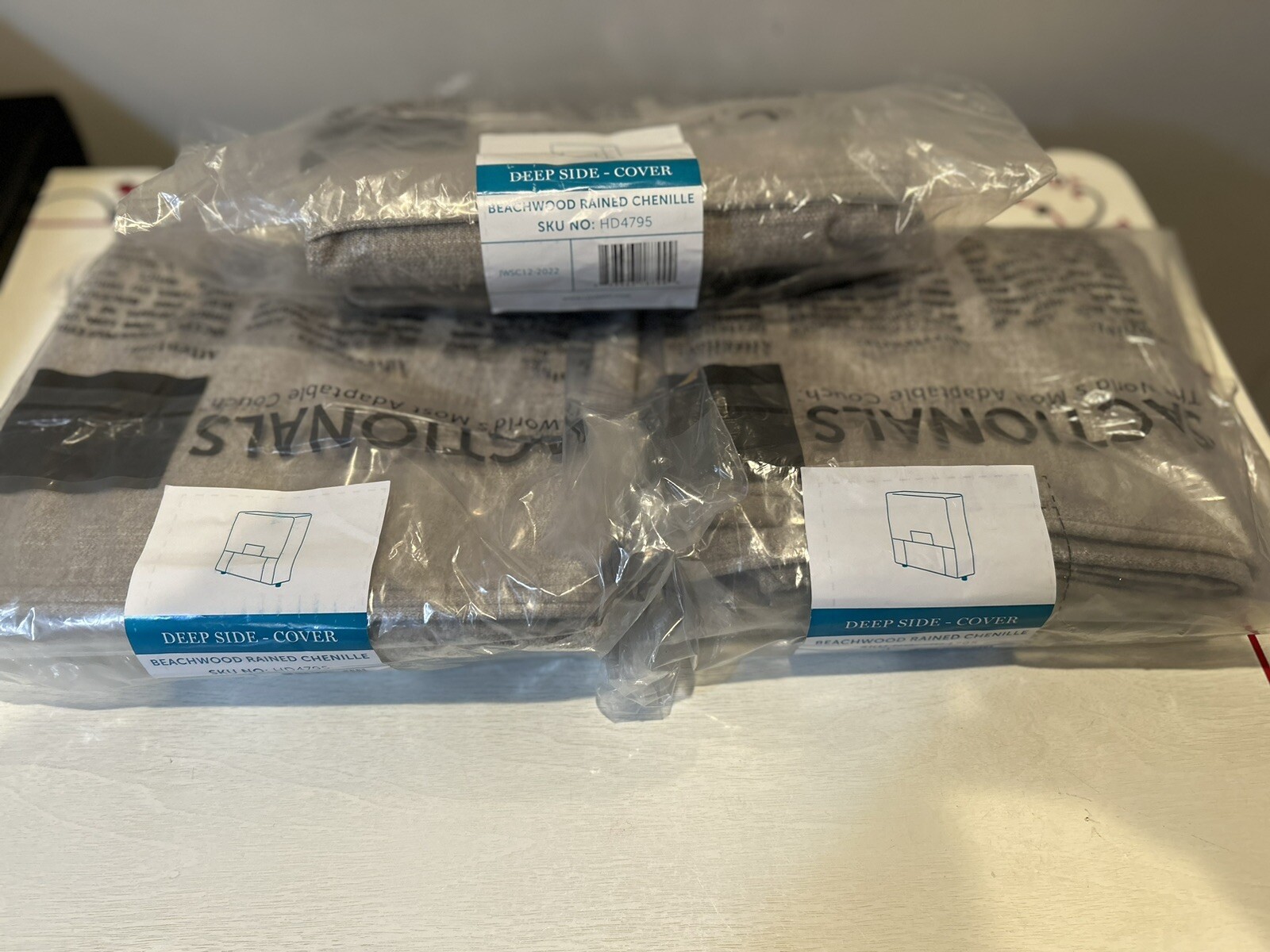 New Lovesac Sactional Covers 3 Deep Side Covers Beachwood Rained