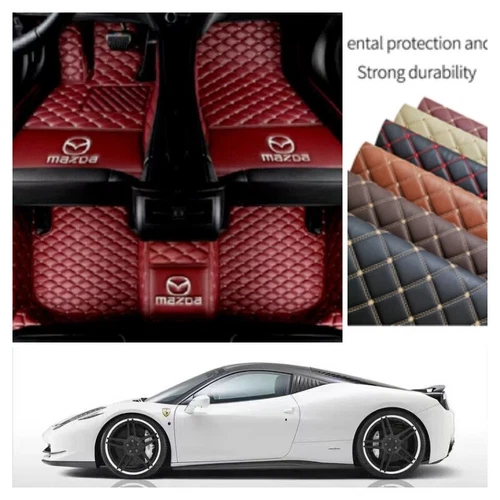 For Mazda All Models Car Floor Mats Waterproof Luxury Custom Carpets Cargo Liner - Imagen 19 de 37