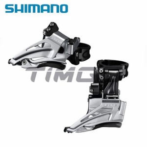 Dérailleur VTT Avant Shimano 34.9/31.8/28.6mm Deore M4100 Tirage Par Avant Collier Bas 2x10v