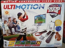 Jakks Pacific UltiMotion SWING ZONE SPORTS 5 Sports Video Game Wireless Motion 