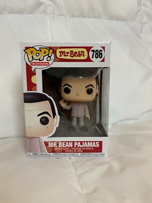 FUNKO POP, MR. BEAN : MR. BEAN PAJAMAS #786 BRAND NEW