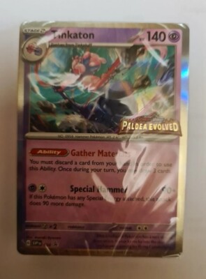 Pokemon Paldea Evolved Build & Battle Deck Sealed Tinkaton 020 Prerelease Promo