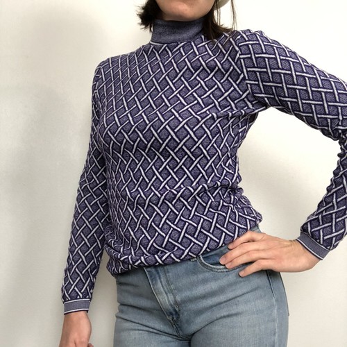 California Turtleneck Sweater Purple 