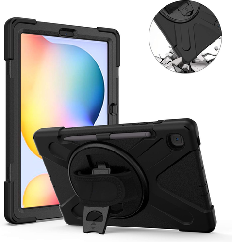 Custodia per Galaxy Tab S6 Lite, Tracolla a Mano/Tracolla Resistente a Tutto Il - Afbeelding 8 van 12