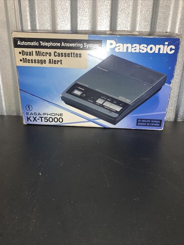 Vintage Panasonic Automatic Telephone Answering System Machine KX-T5000 With Box